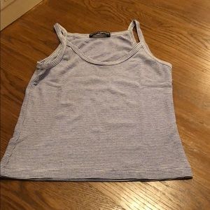 Brandy Melville knit striped tank top